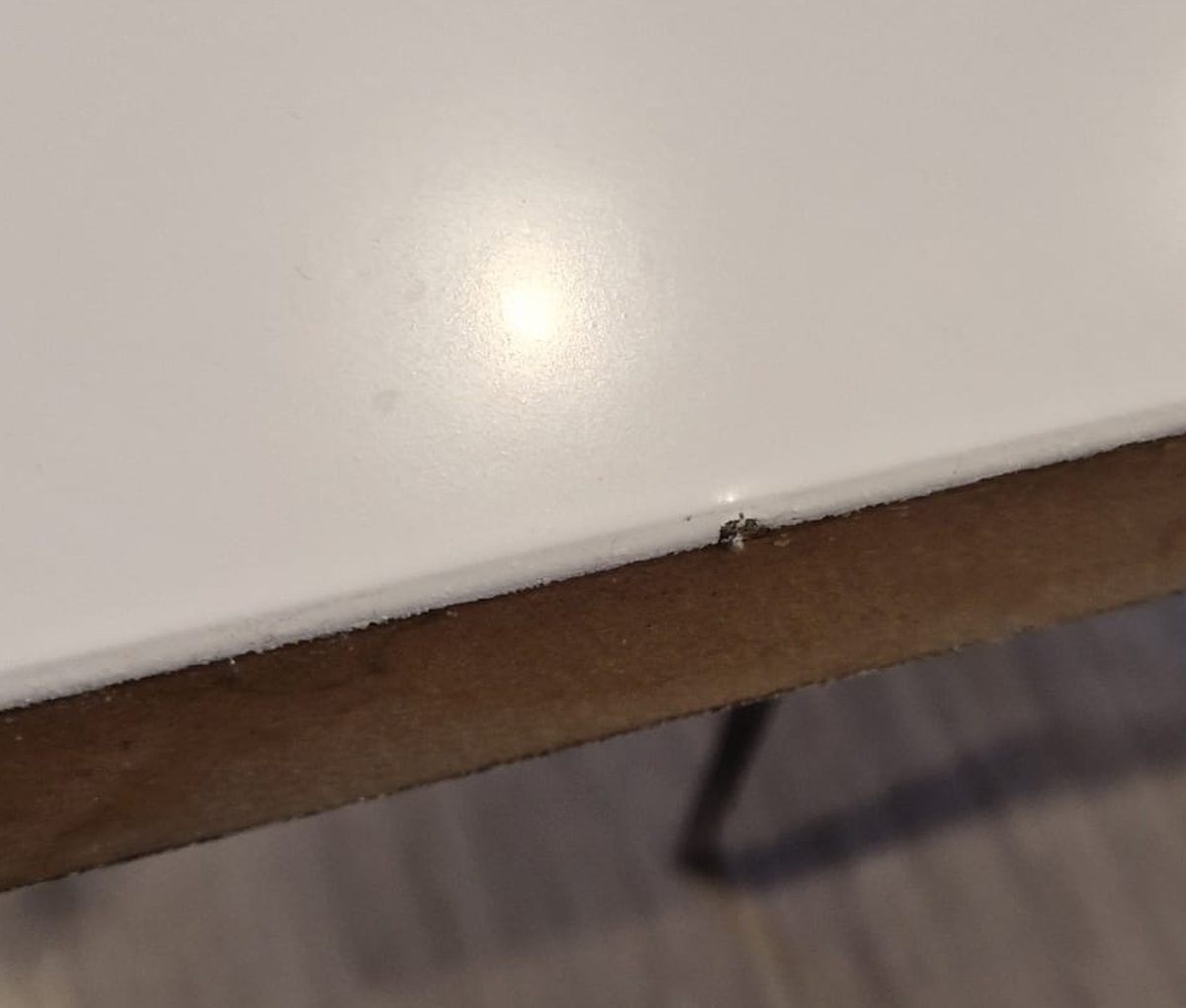 Hetzelfde meubel na het herstel